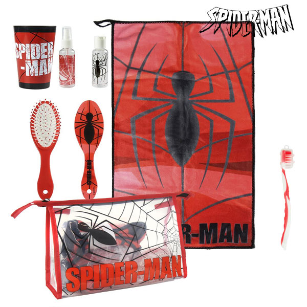 Toilet Bag with Accessories Spiderman 8799 (7 pcs)