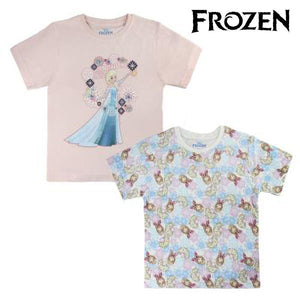 Child's Short Sleeve T-Shirt Frozen 6374 Sky blue (size 2 years)