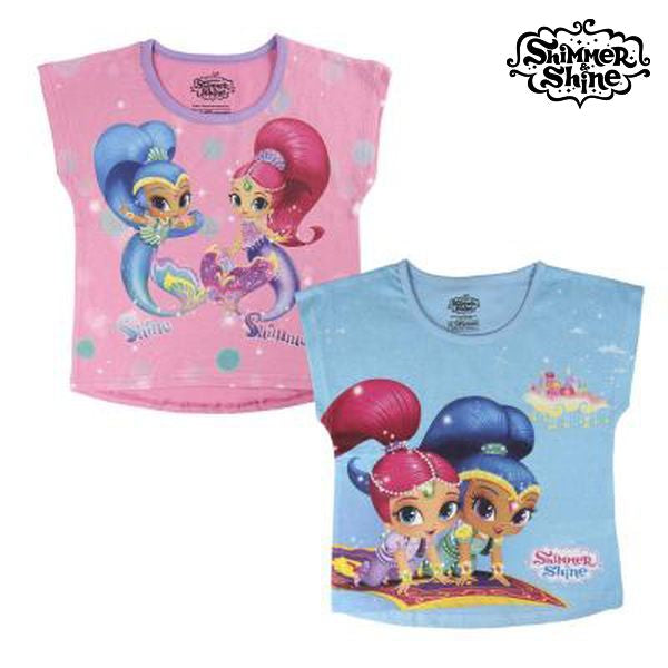 Child's Short Sleeve T-Shirt Shimmer and Shine 6503 Pink (size 6 years)