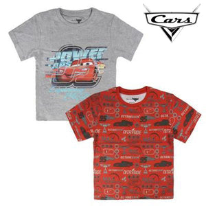 Child's Short Sleeve T-Shirt Cars 2276 Grey (size 2 years)