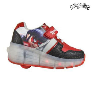 Shoes with wheels and LEDs Lady Bug 5654 (size 30)