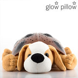 Puppy Glow Pillow LED Projector with Sound