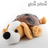 Puppy Glow Pillow LED Projector with Sound