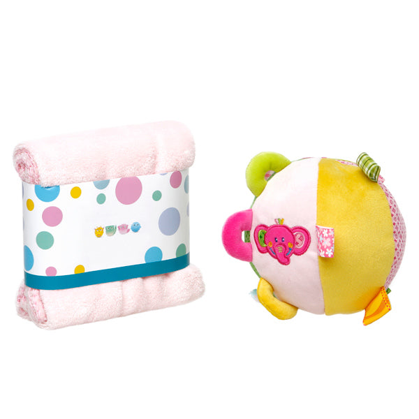 Plush Ball with Blanket for Babies